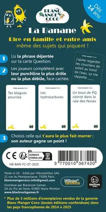 BLANC MANGER COCO : LA BANANE