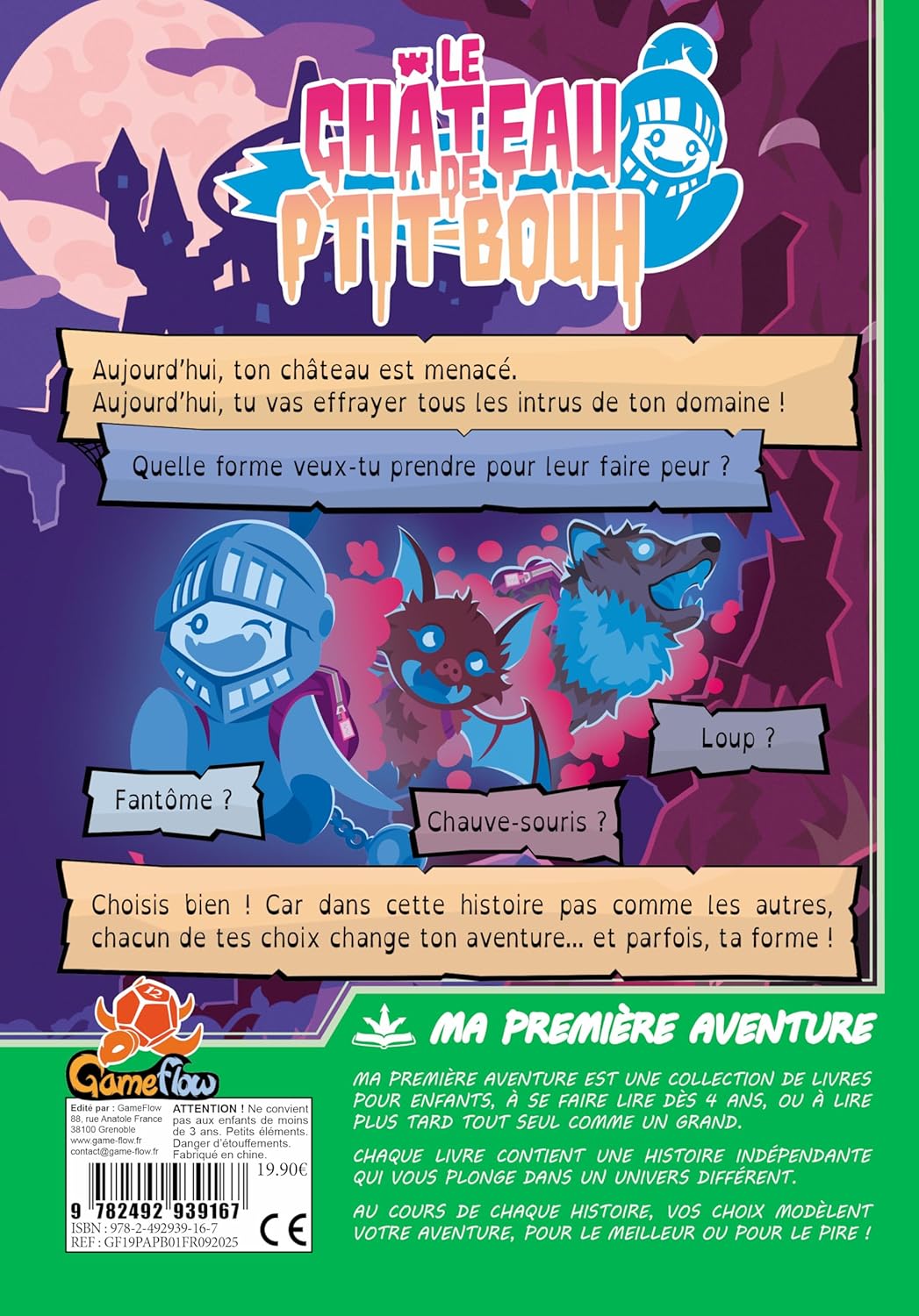 MA 1ERE AVENTURE : LE CHATEAU DE P'TIT BOUH