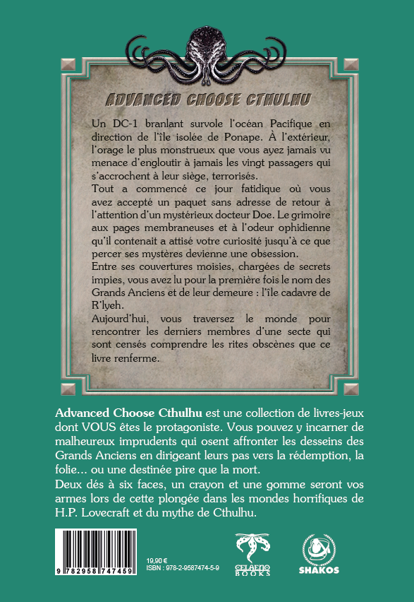 Advanced Choose Cthulhu 1 - Survivre à R'Lyeh