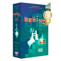 Behind