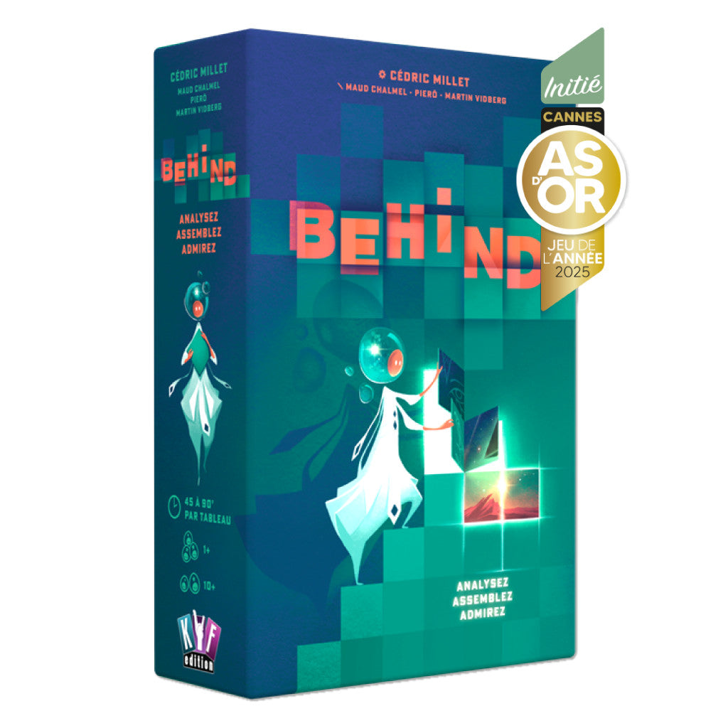 Behind