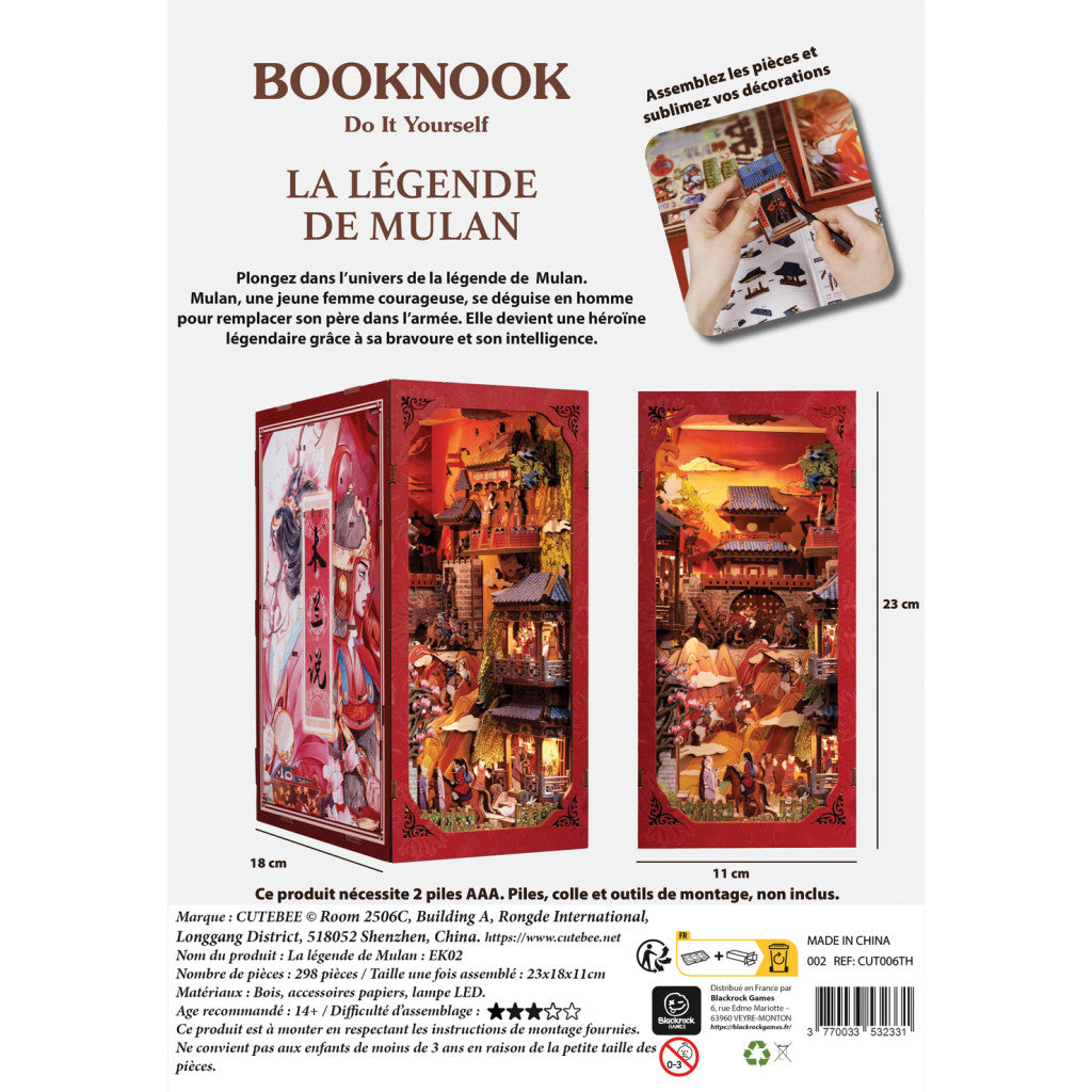 BOOKNOOK - LA LEGENDE DE MULAN