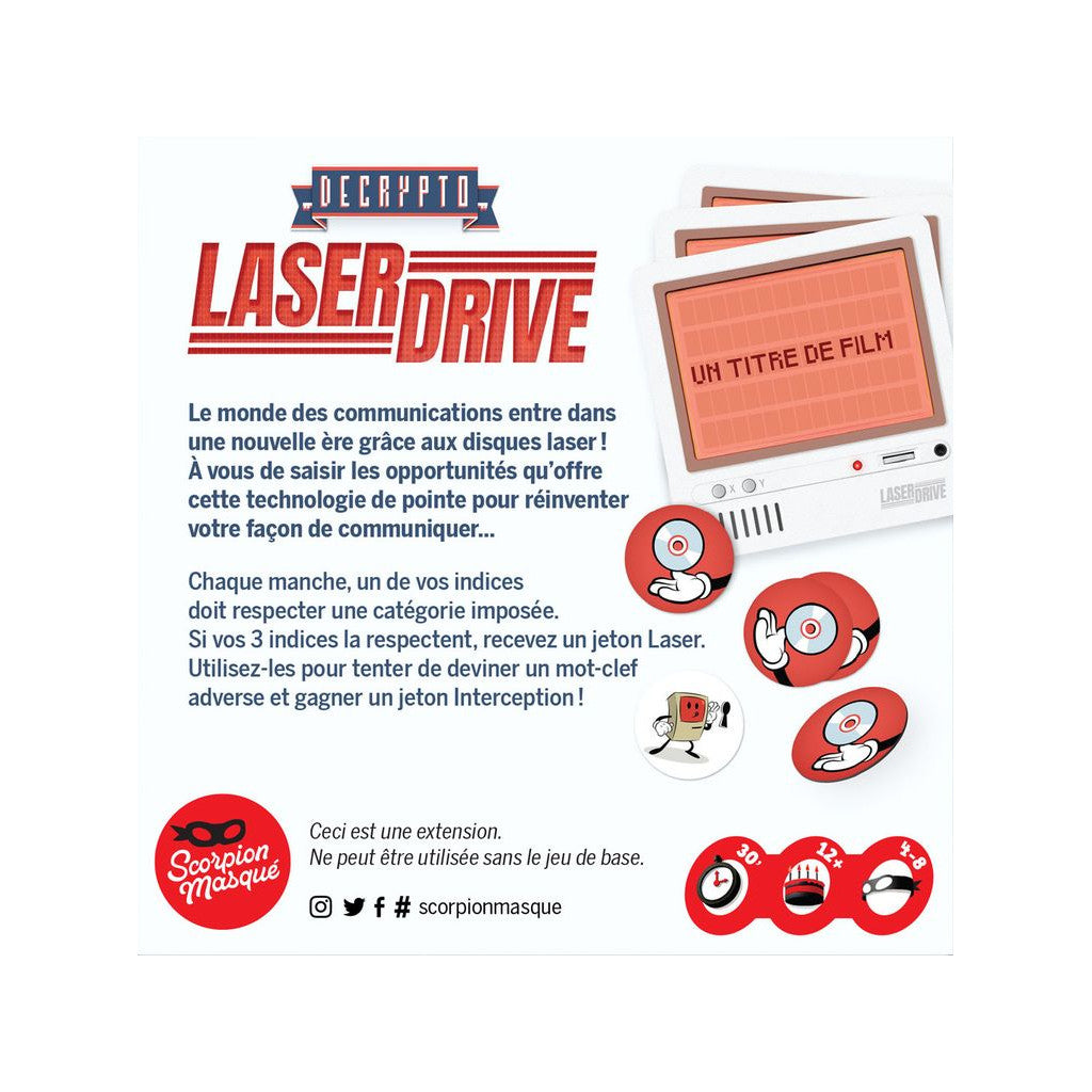DECRYPTO- EXTENSION LASER DRIVE FR