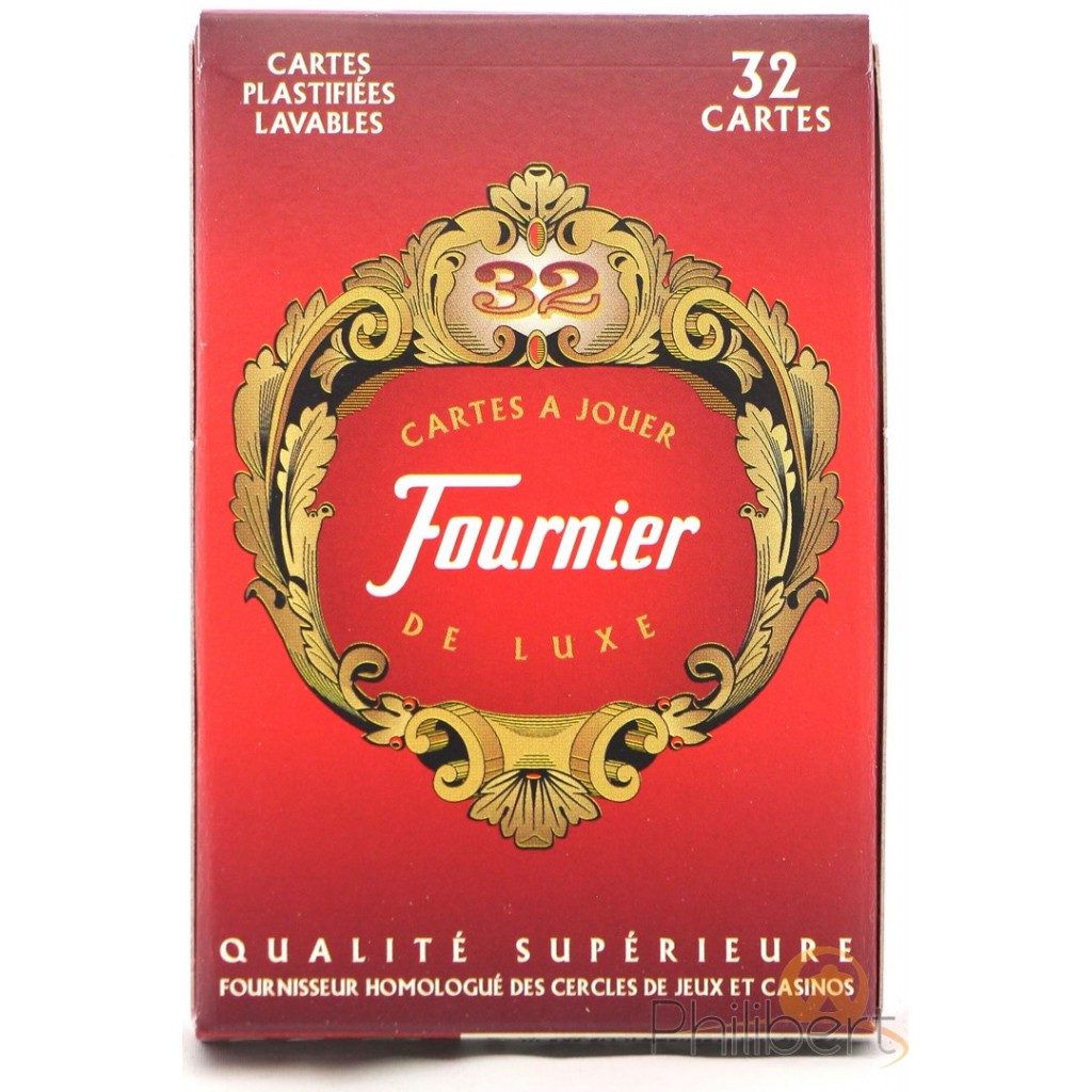 Jeu de 32 Cartes Fournier - Rouge