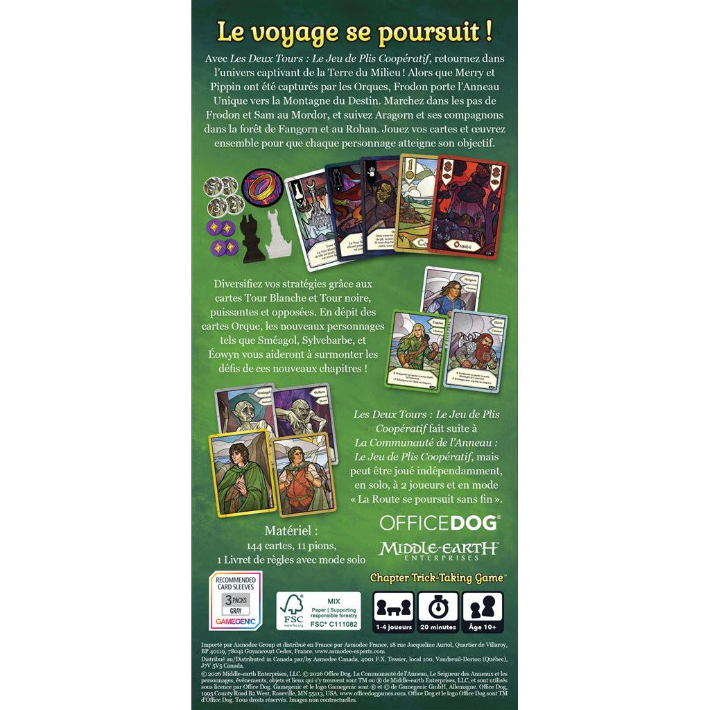 LES DEUX TOURS LE JEU DE PLIS COOPERATIF