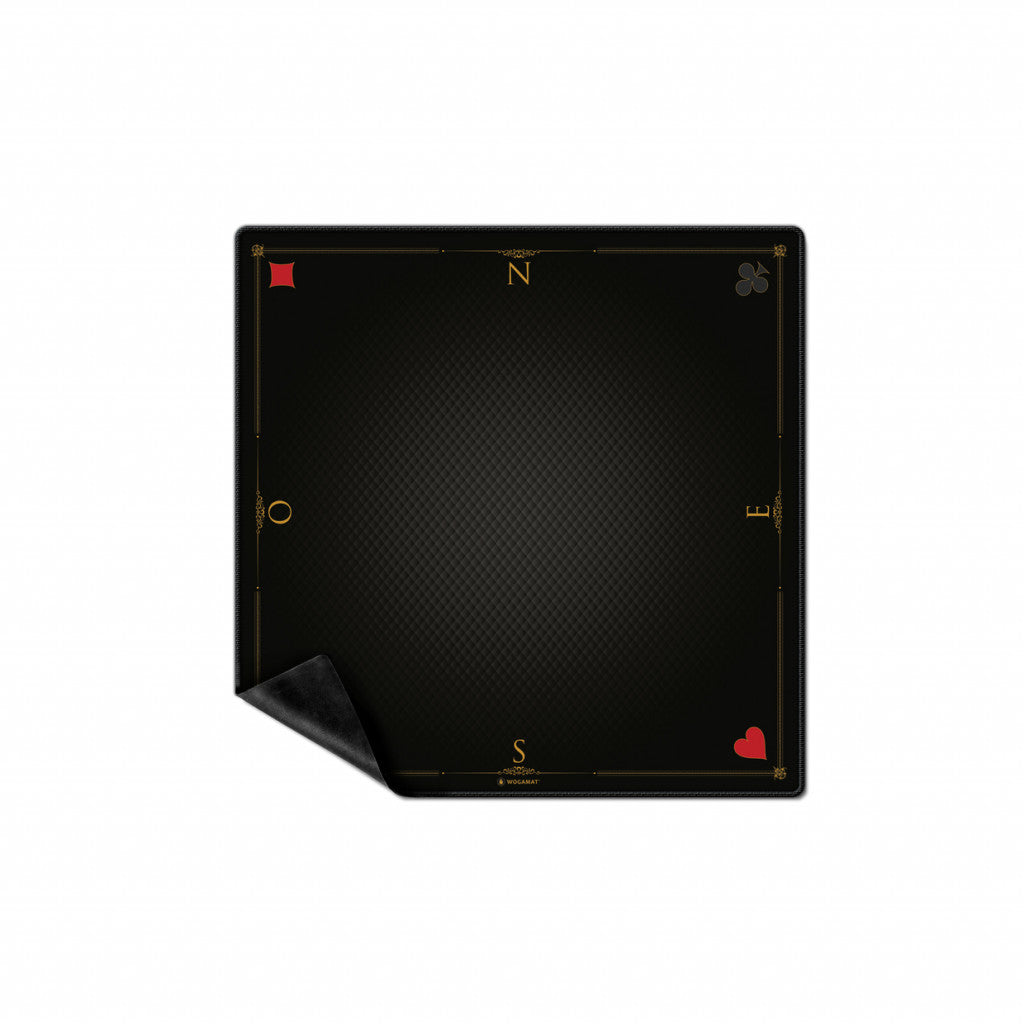 TAPIS CARTES PRESTIGE NOIR (FORMAT TAROT 60X60 CM)