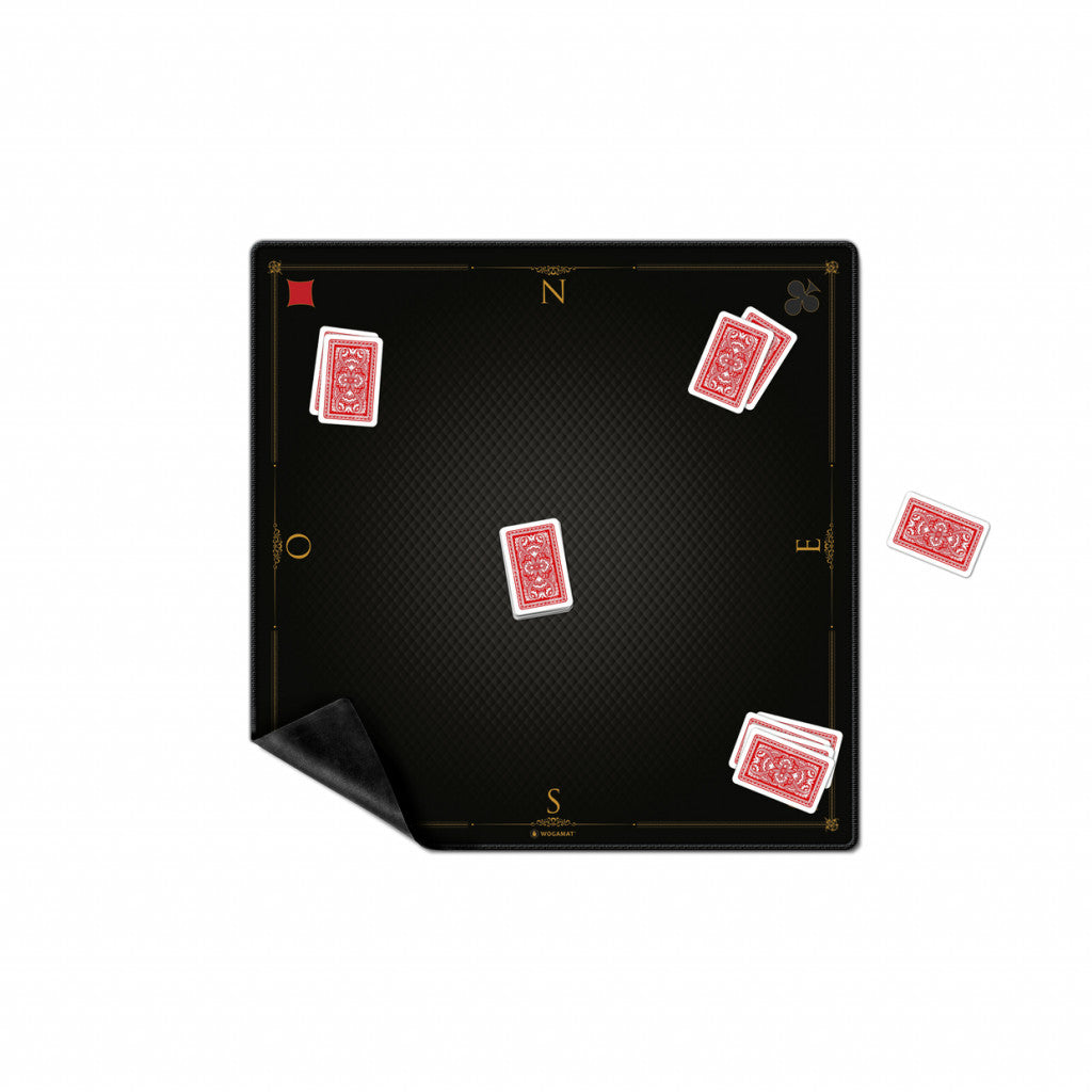 TAPIS CARTES PRESTIGE NOIR (FORMAT TAROT 60X60 CM)